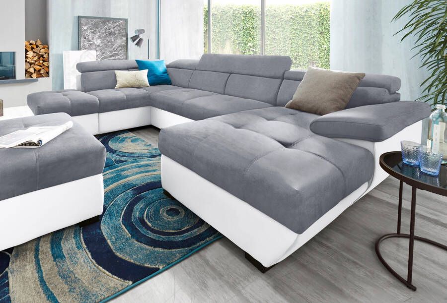 COTTA Zithoek Speedway U-vorm naar keuze met slaapfunctie en bedkist - Foto 3