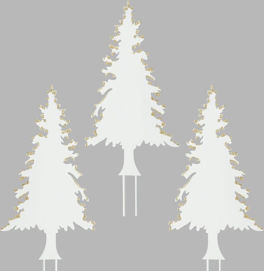 Creativ deco-boom Kerst versiering (3 stuks)