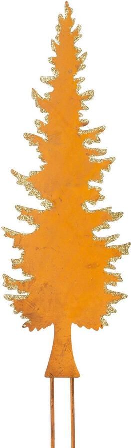 Creativ deco-boom Kerst versiering voor steken in 3 maten: 33x12 5 cm 41x11 cm 93x11 cm (3 stuks) - Foto 2
