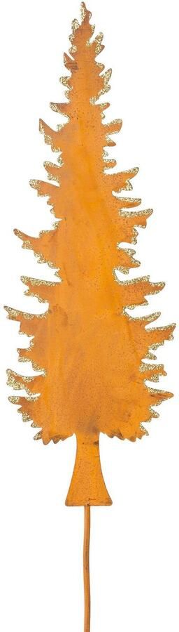 Creativ deco-boom Kerst versiering voor steken in 3 maten: 33x12 5 cm 41x11 cm 93x11 cm (3 stuks) - Foto 3