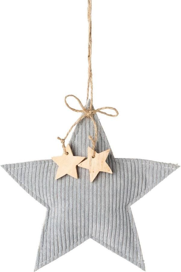 Creativ deco Boomversiering Kerstversiering sierhangers 3 stijlen met afmetingen ca. 14x14x2 5 18x11 5x2 5 17 5x17 5x2 5 cm (6 stuks)