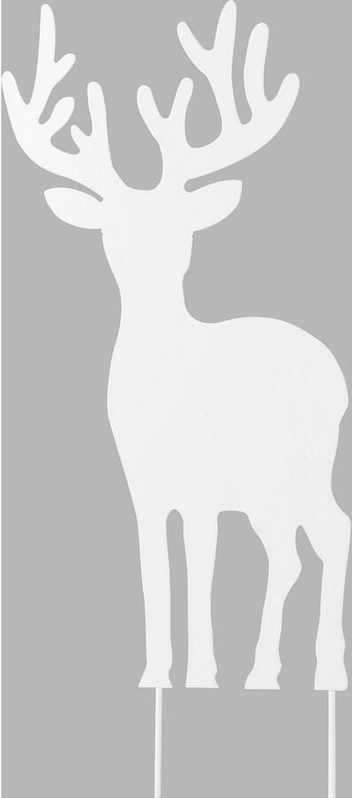 Creativ deco Kerstfiguur Kerst versiering Hert om in te steken (3 stuks) - Foto 4