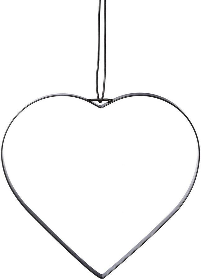 Creativ deco Sierhanger met hoogwaardig lederen band (2 stuks)