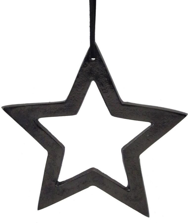 Creativ deco Sierster Kerstster kerstversiering (2 stuks)