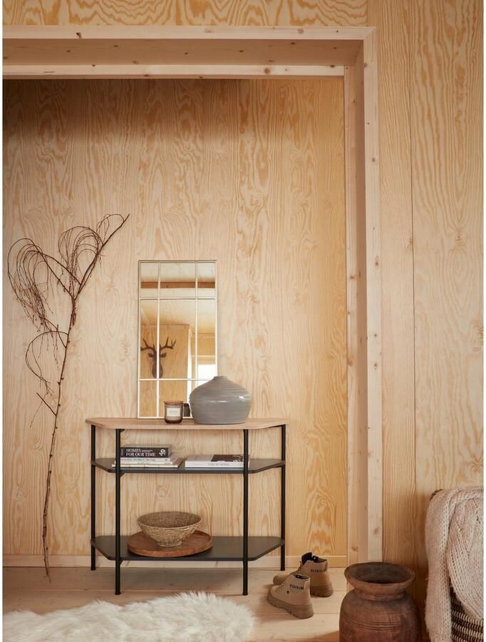 Creativ deco Tafelvaas HUMILIS van keramiek in streepdessin (1 stuk)