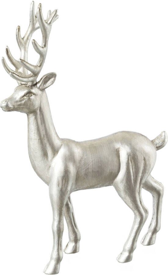 Creativ deco Kerstfiguur Edelhert kerstversiering (2 stuks)