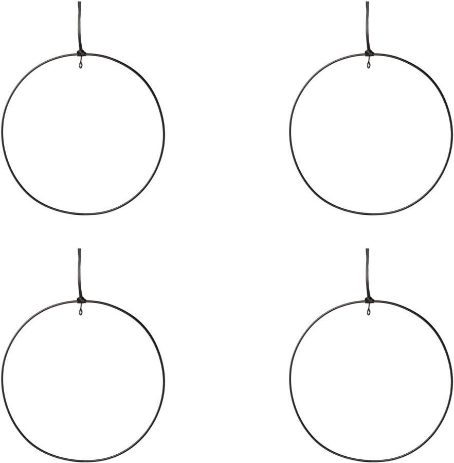 Creativ deco Sierhanger met hoogwaardig lederen band (4 stuks) - Foto 2