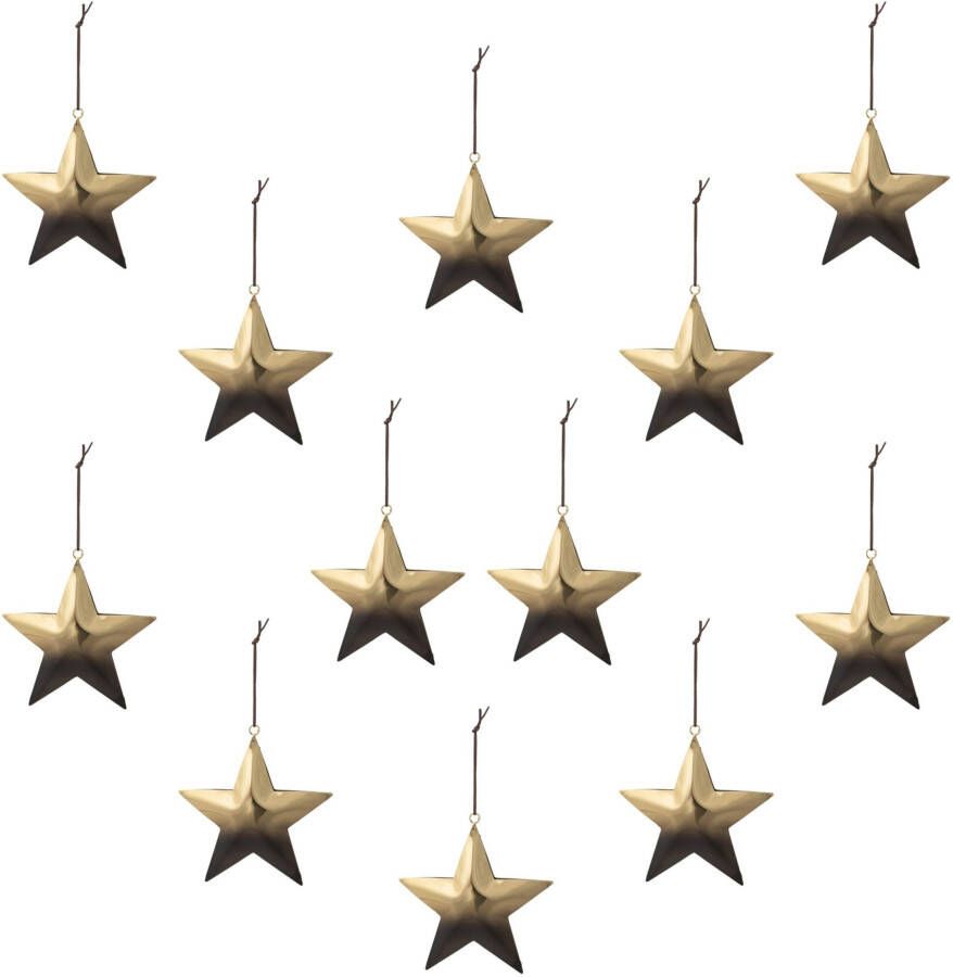 Creativ deco Sierster Kerstster kerstversiering (12 stuks) - Foto 2