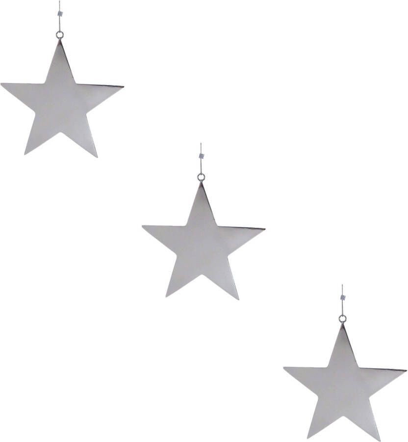 Creativ deco Sierster Kerstster kerstversiering (3 stuks) - Foto 2