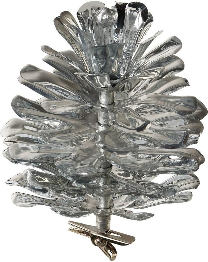 Creativ green Kerstboomversiering op clip Kerstversiering buiten kerstversiering (set 6-delig)