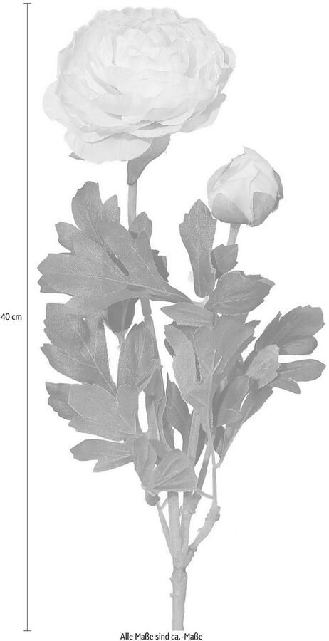 Creativ green Kunstbloem set van 6 (6 stuks)