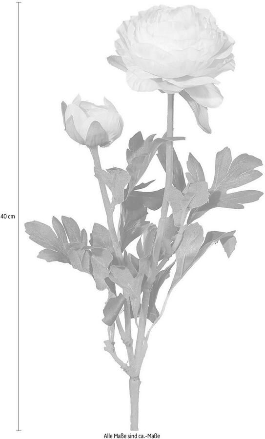 Creativ green Kunstbloem set van 6 (6 stuks)