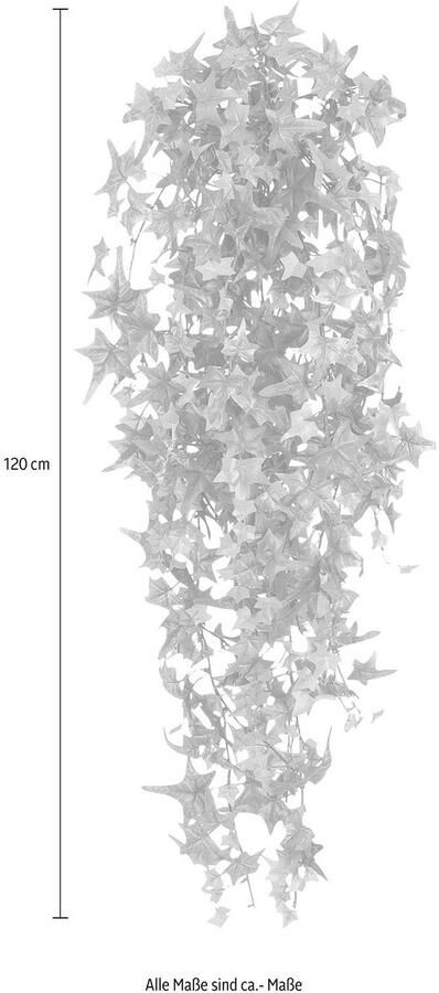 Creativ green Kunstplant Engelse klimoprank hangende klimop zonder pot (1 stuk) - Foto 2