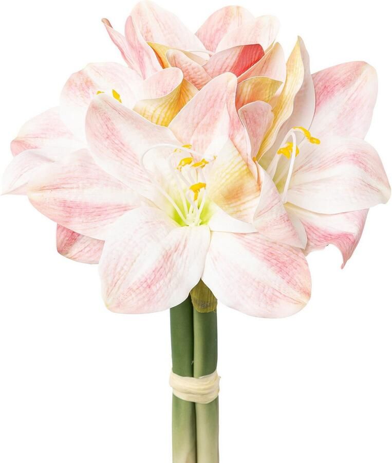 Creativ green Winterse kunstplant Kerst versiering 3 stuk bundel van elk 3 stelen (3 stuks)