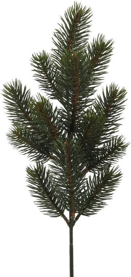 Creativ green Winterse kunstplant Kerst versiering Tak 6 stuks in set (6 stuks)