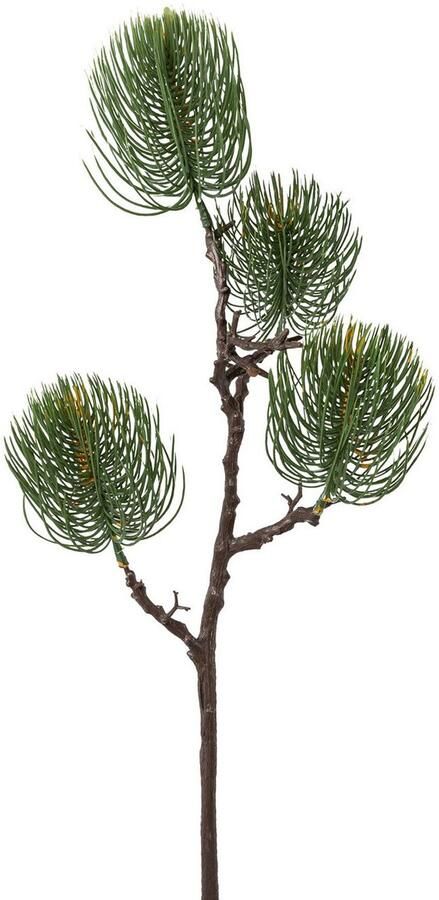 Creativ green Winterse kunstplant Kerst versiering Tak met naalden 2-delige set (2 stuks)