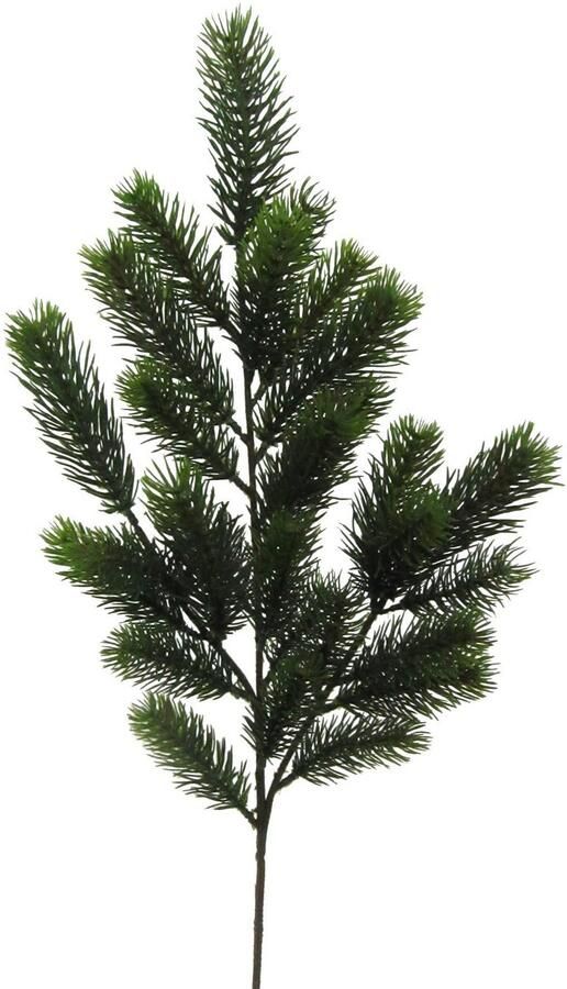 Creativ green Winterse kunstplant Kerst versiering Tak met naalden 4 stuks in set (4 stuks)