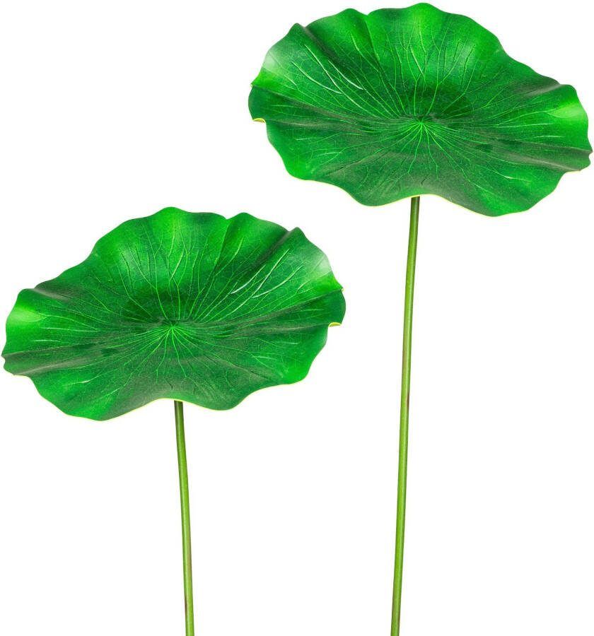Creativ green Kunsttak Lotusblad (2 stuks) - Foto 2