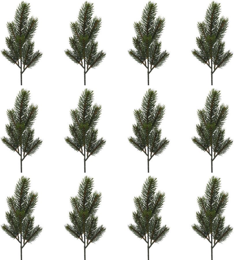 Creativ green Winterse kunstplant Kerst versiering Tak 12 stuks in set (12 stuks) - Foto 2