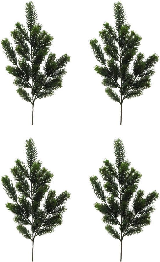 Creativ green Winterse kunstplant Kerst versiering Tak met naalden 4 stuks in set (4 stuks) - Foto 2