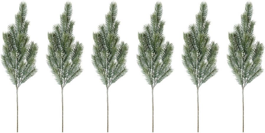 Creativ green Winterse kunstplant Kerst versiering Tak 6 stuks in set (6 stuks) - Foto 2