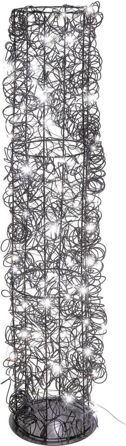 Creativ light Decoratief object Metalen draad toren Cilinder van draad met timerfunctie USB-kabel (1 stuk)