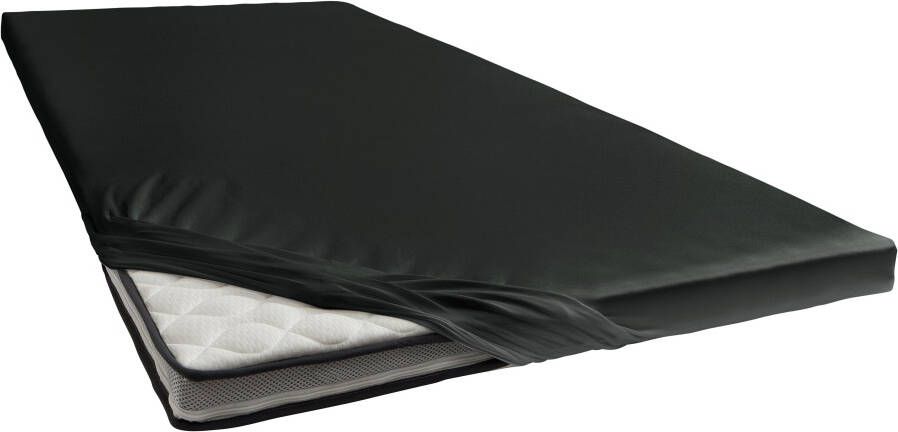 Damai Topcover katoen 180 x 200 (99) black Standaard (tot 8 cm) Nightkiss - Foto 4