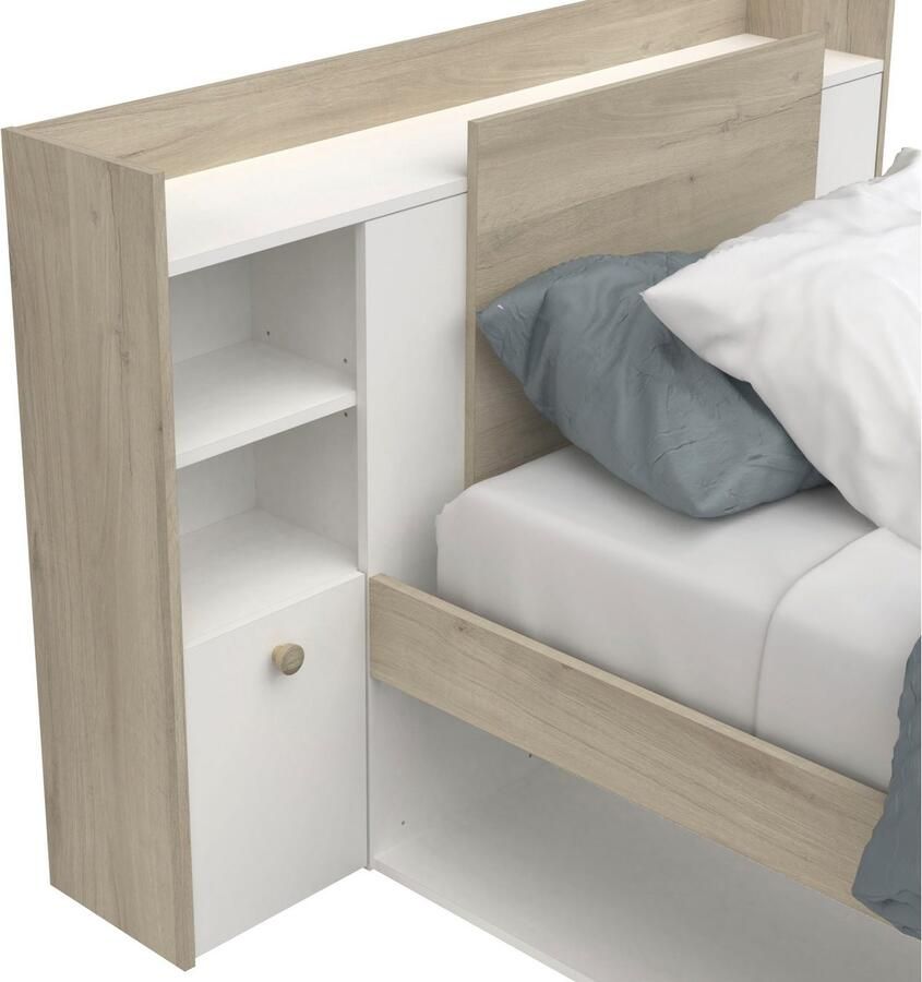 Demeyere GROUP 1-persoonsledikant LIFE ideaal voor kleine kamers ruimtebesparend veel opbergruimte - Foto 3