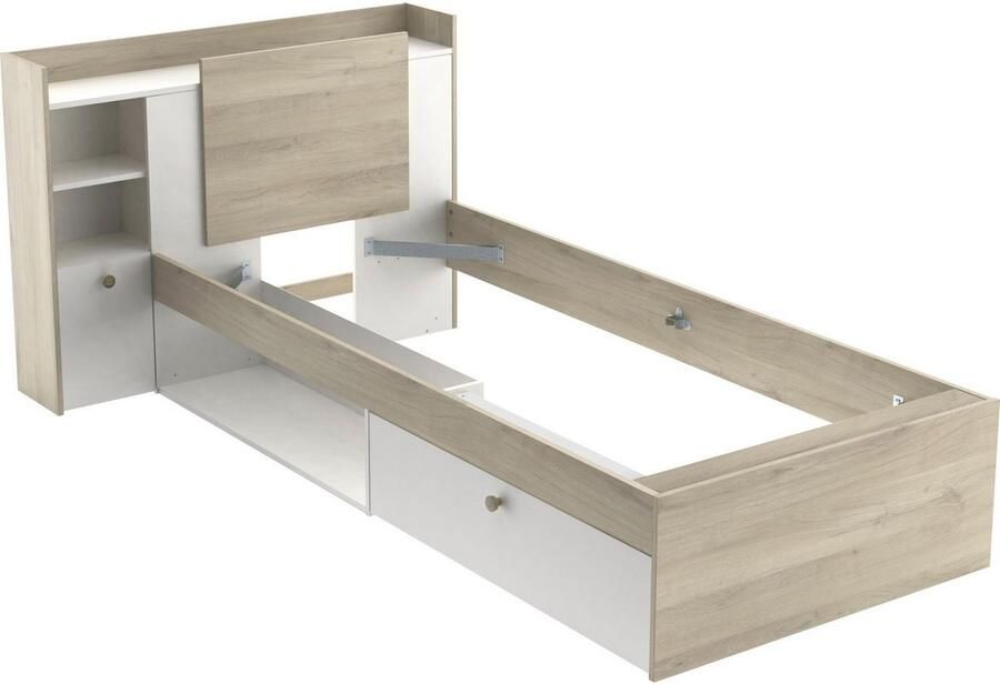 Demeyere GROUP 1-persoonsledikant LIFE ideaal voor kleine kamers ruimtebesparend veel opbergruimte - Foto 9