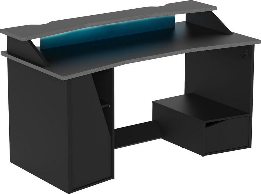 Demeyere GROUP Bureau Venom Gaming bureau mat zwart met 1 headsethouder - Foto 5