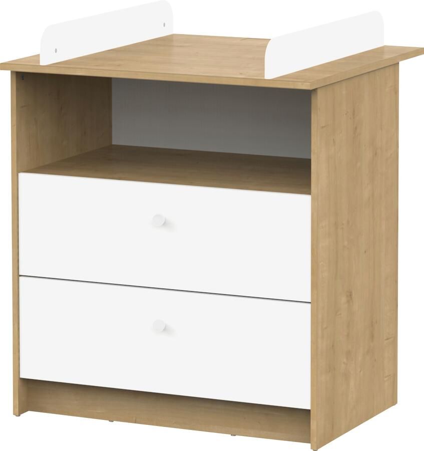 CBA Verzorgtafel Helicia 70x79 60x94x40 cm Lichtbruin spaanplaat - Foto 6