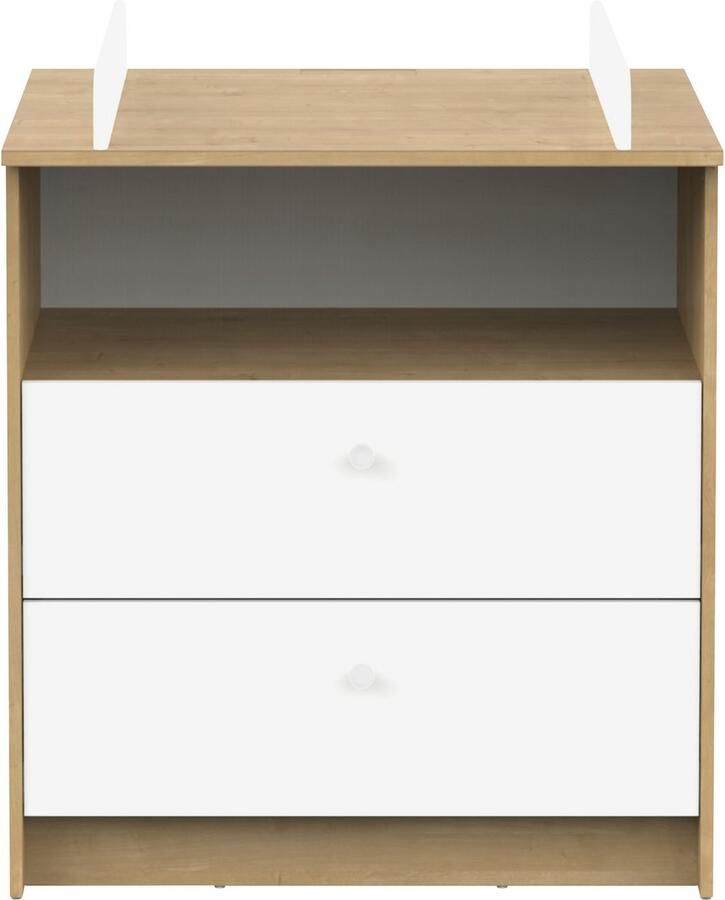 CBA Verzorgtafel Helicia 70x79 60x94x40 cm Lichtbruin spaanplaat - Foto 5