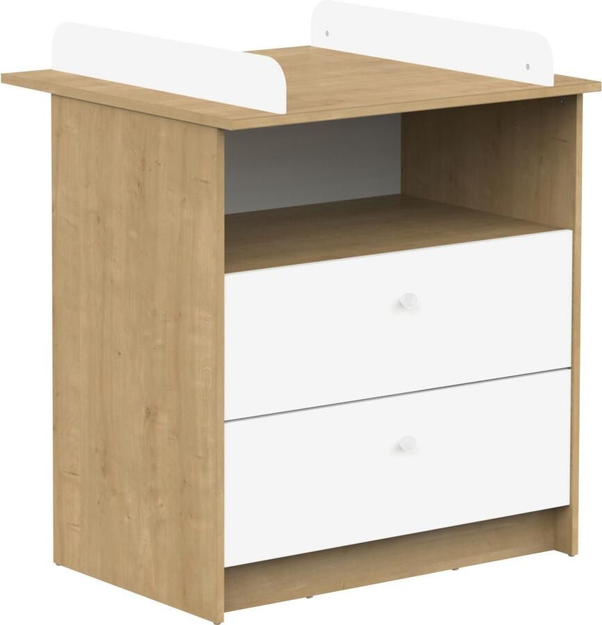 CBA Verzorgtafel Helicia 70x79 60x94x40 cm Lichtbruin spaanplaat - Foto 2