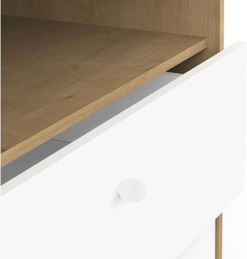 CBA Verzorgtafel Helicia 70x79 60x94x40 cm Lichtbruin spaanplaat - Foto 3