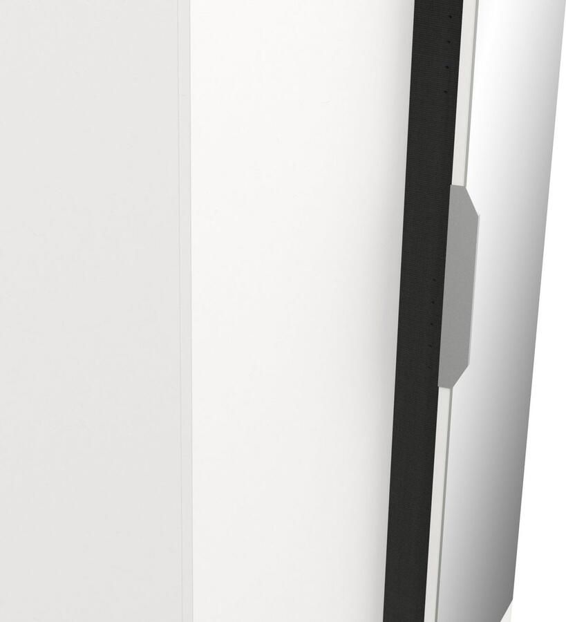 CBA Garderobekast Spectre 80cm met spiegel mat wit - Foto 4