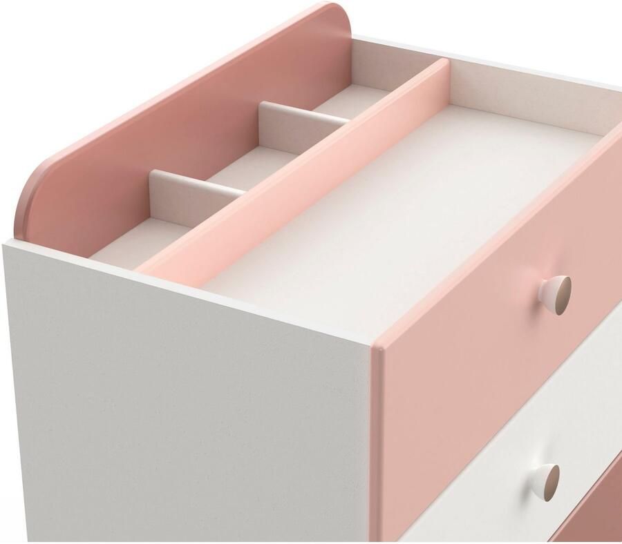 Demeyere GROUP Kast met laden en deuren Jade Lade met rolgeleiding ronde knoppen met rozegoudkleur-finish - Foto 6