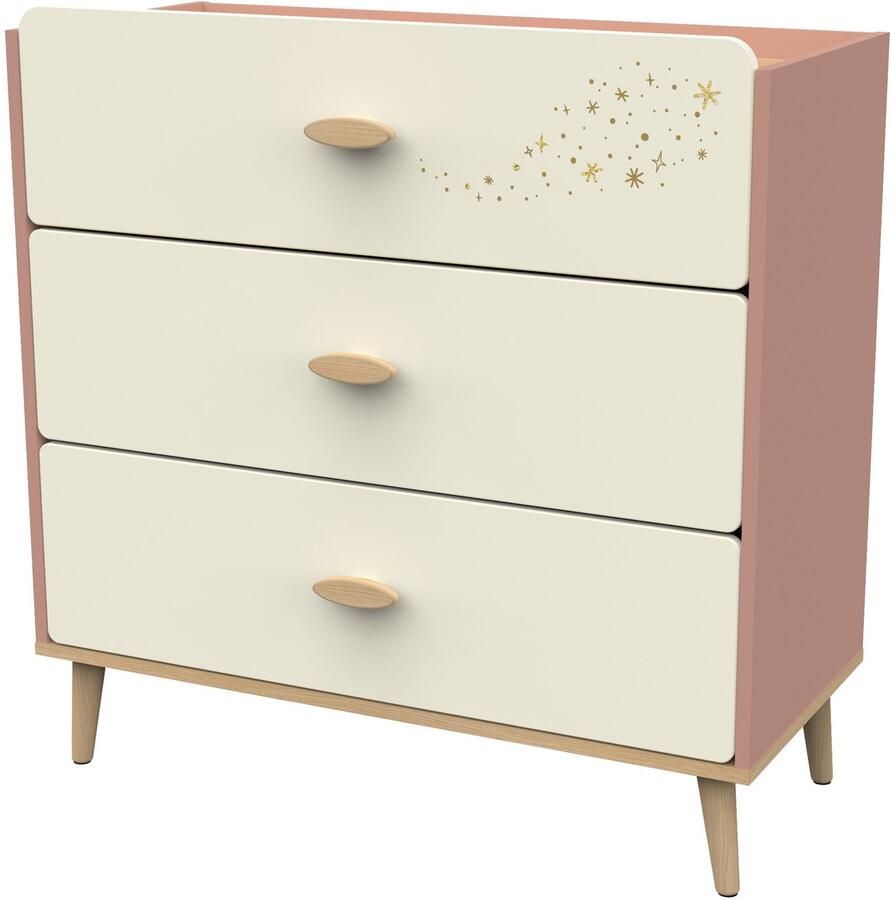 Demeyere GROUP Kast Suzie Commode 3 lades voor kinderkamer
