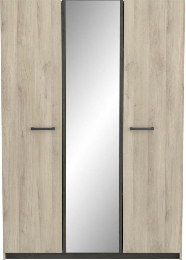 CBA Kleerkast Waylon 3 draaideuren 1 kledingroede en 4 legplanken-Kronberg eik Waterford eik - Foto 6