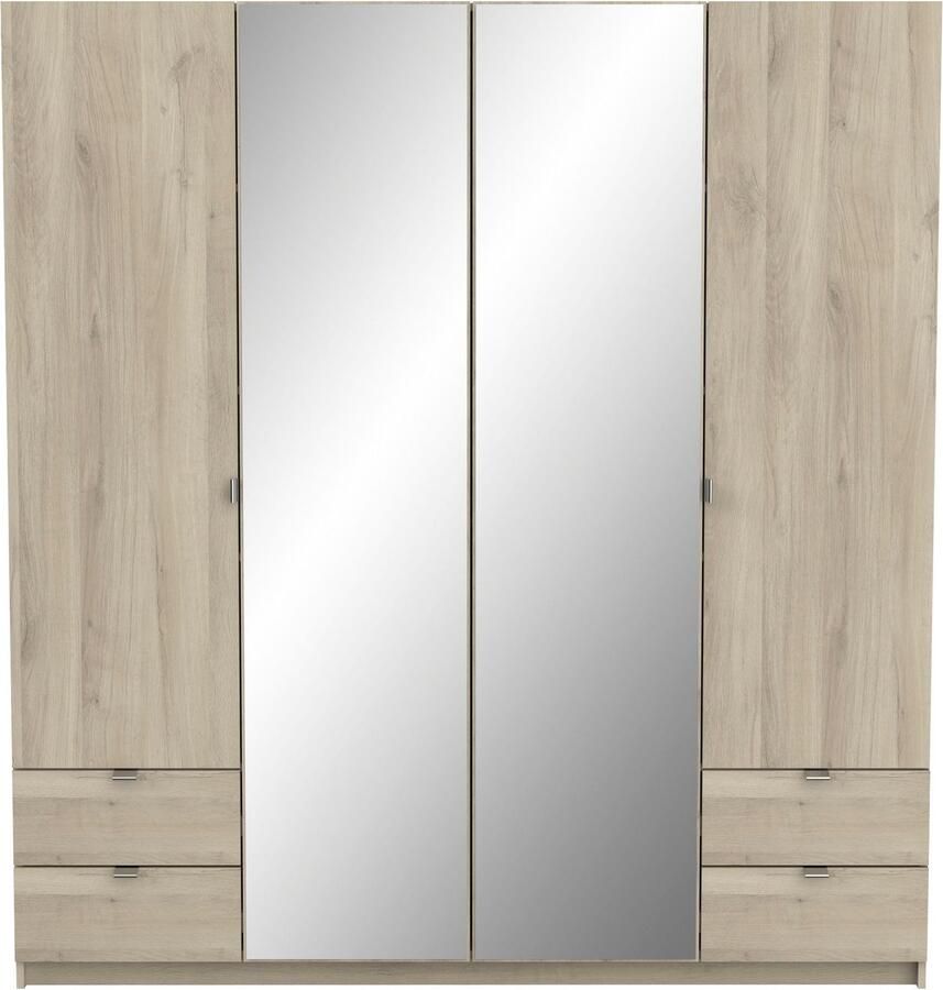 Demeyere GROUP Kledingkast Mellie 2 spiegels 4 lades 36 planken 2 kledingstangen - Foto 2