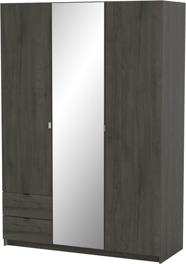 Demeyere GROUP Kledingkast Mellie met spiegel en 2 lades 3 planken 2 kledingstangen - Foto 5