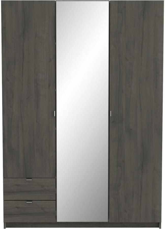 Demeyere GROUP Kledingkast Mellie met spiegel en 2 lades 3 planken 2 kledingstangen - Foto 2