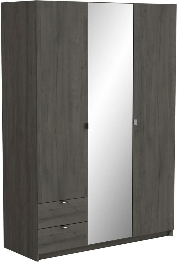 Demeyere GROUP Kledingkast Mellie met spiegel en 2 lades 3 planken 2 kledingstangen - Foto 3