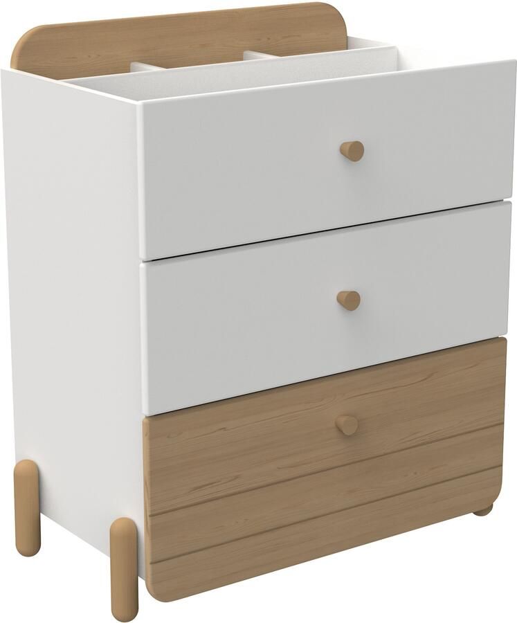 Demeyere GROUP Lade Edaj Commode 3 lades eik wit - Foto 4