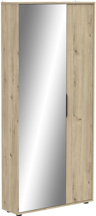 CBA Schoenenkast EBONY met 2 deuren en spiegel – Royal Oak - Foto 4