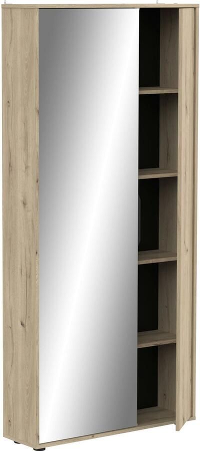 CBA Schoenenkast EBONY met 2 deuren en spiegel – Royal Oak - Foto 5