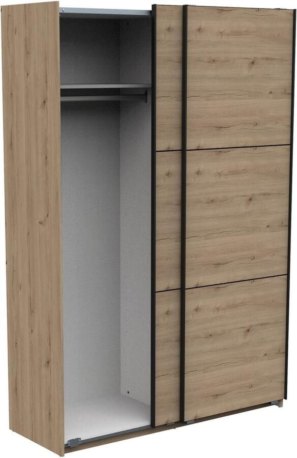 Demeyere GROUP Schuifdeurkast Alhambra veel opbergruimte 2 kledingstangen van staal veel planken - Foto 6