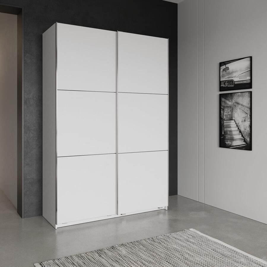 Demeyere GROUP Schuifdeurkast Alhambra veel opbergruimte 2 kledingstangen van staal veel planken