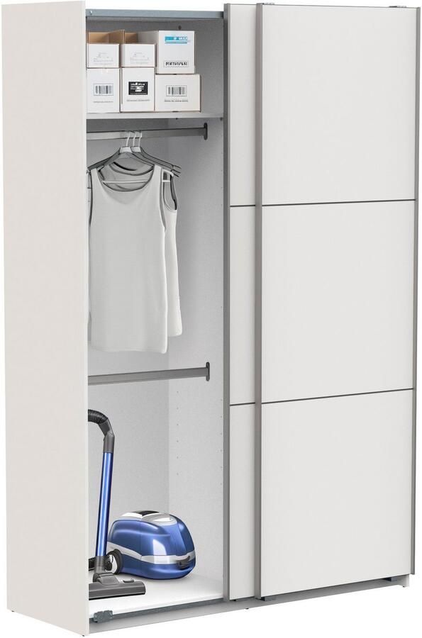 Demeyere GROUP Schuifdeurkast Alhambra veel opbergruimte 2 kledingstangen van staal veel planken - Foto 8