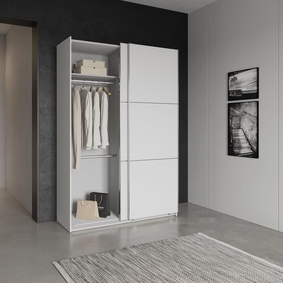 Demeyere GROUP Schuifdeurkast Alhambra veel opbergruimte 2 kledingstangen van staal veel planken - Foto 2