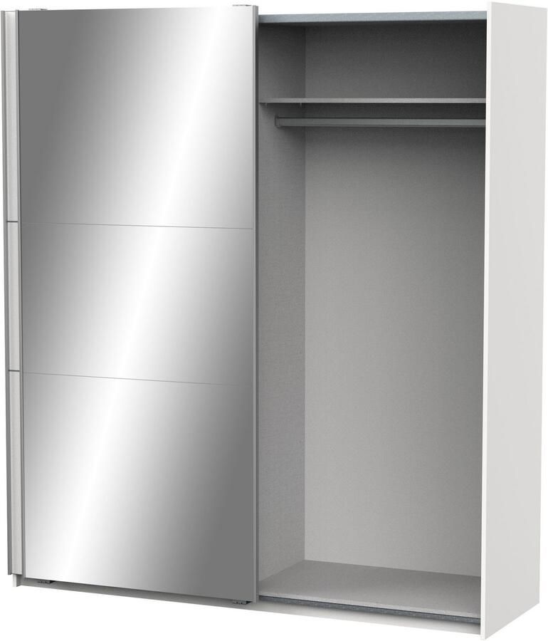 Demeyere GHOST kledingkast Matwit decor 2 schuifdeuren + spiegel L.178 1 x D.59 9 x H.203 cm - Foto 3